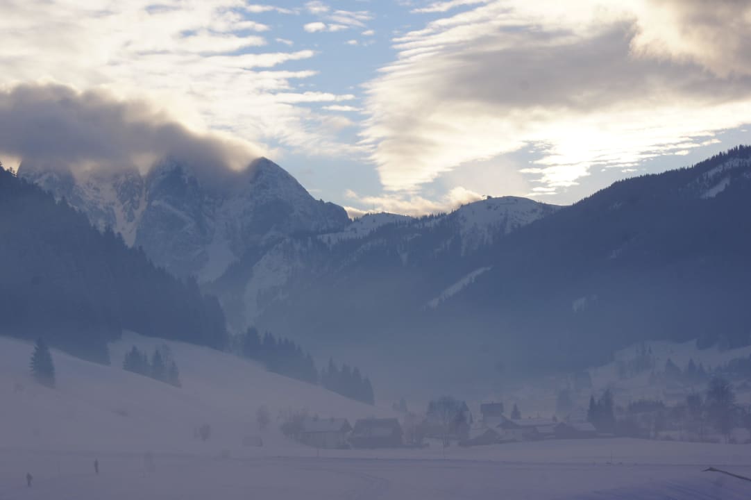 Blick vom Balkon Vitalhotel Gosau