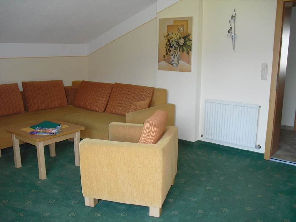 Wohnzimmer Ferienwohnungen am Matinesweg, Serfaus