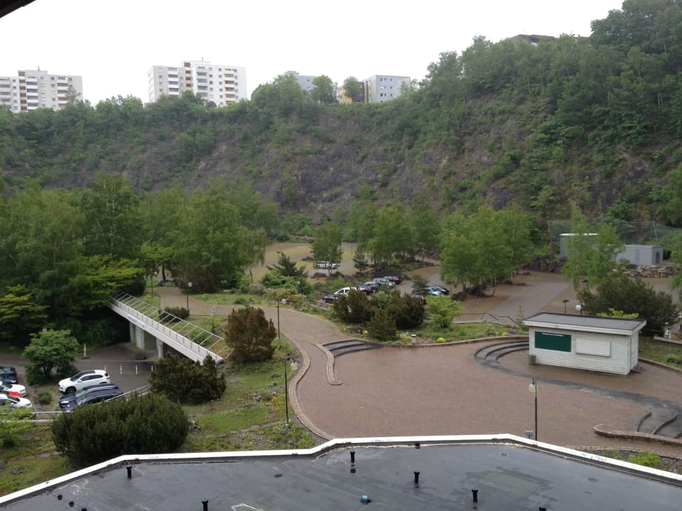 Blick aus dem Fenster im 3 Stock. Hotel Mercure Hagen