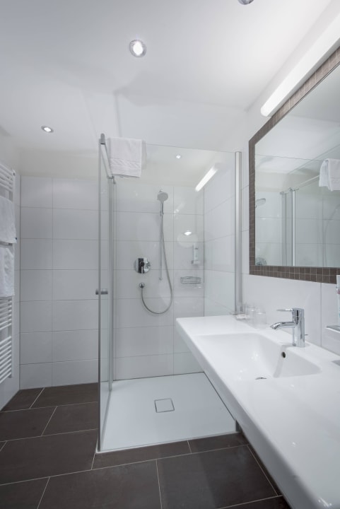Alle Badezimmer haben denselben Standart Hotel Fischer
