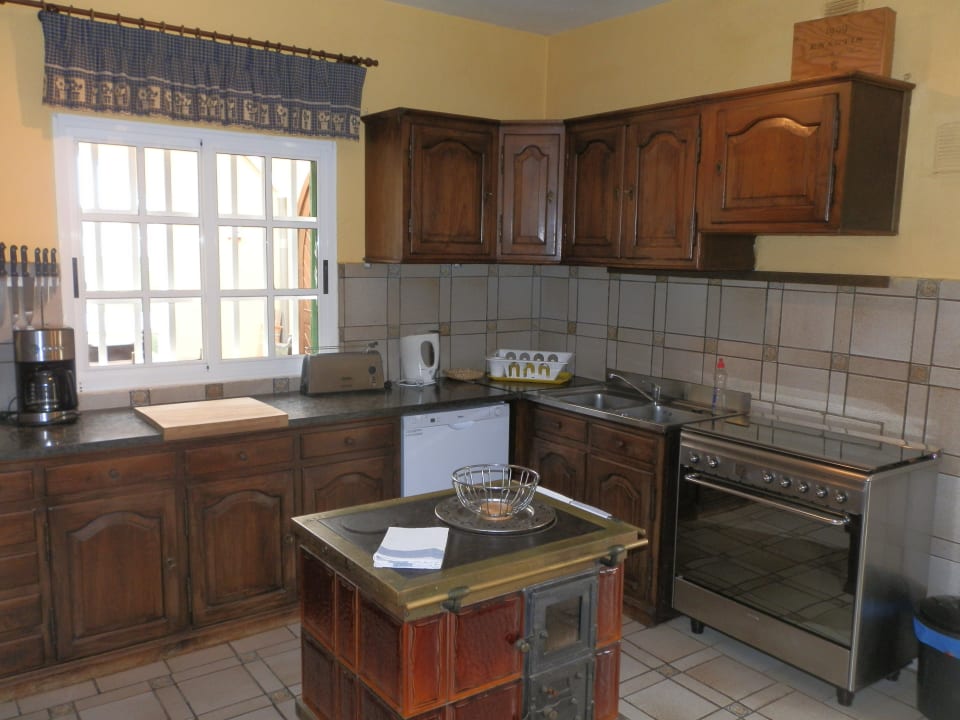 Küche der Ferienwohnung A mit Privatpool Finca Arico