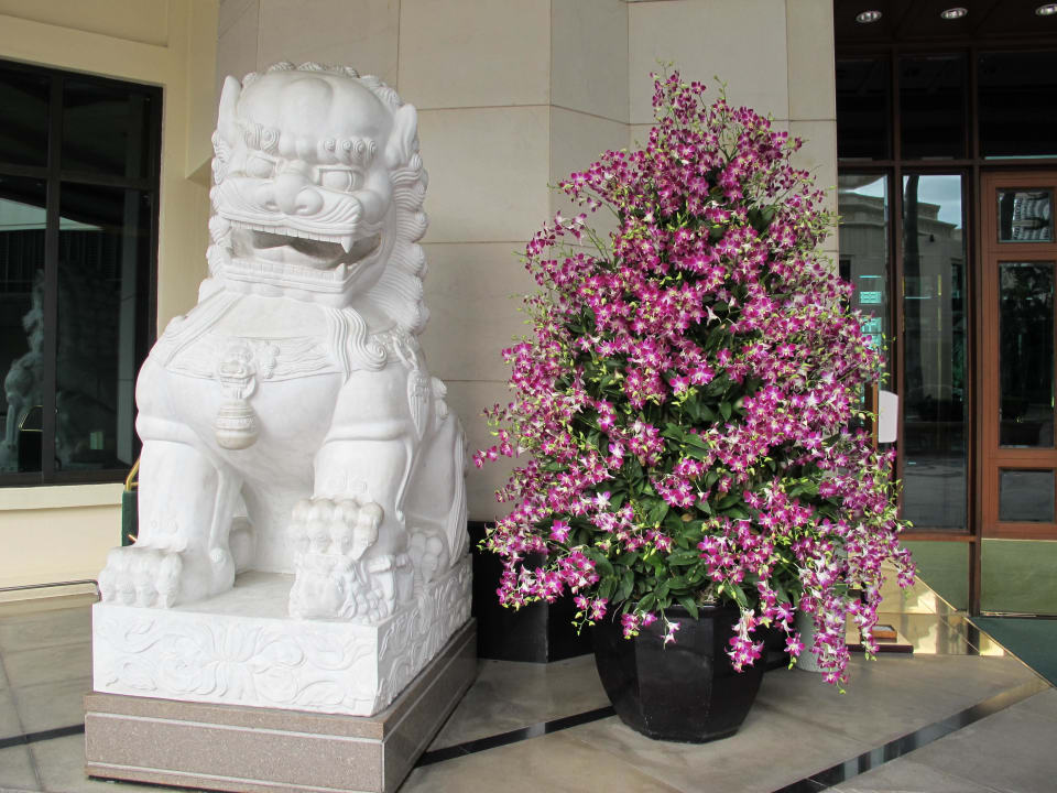 Eingangsbereich Hotel The Peninsula Bangkok