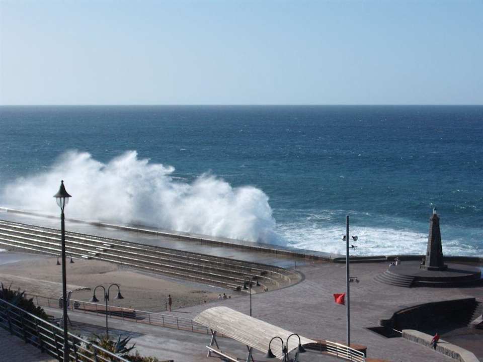 Blick aus dem Hotelzimmer Hotel Delfin Laguna Bajamar