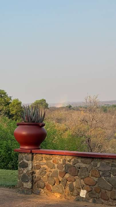 Ausblick The Victoria Falls Hotel