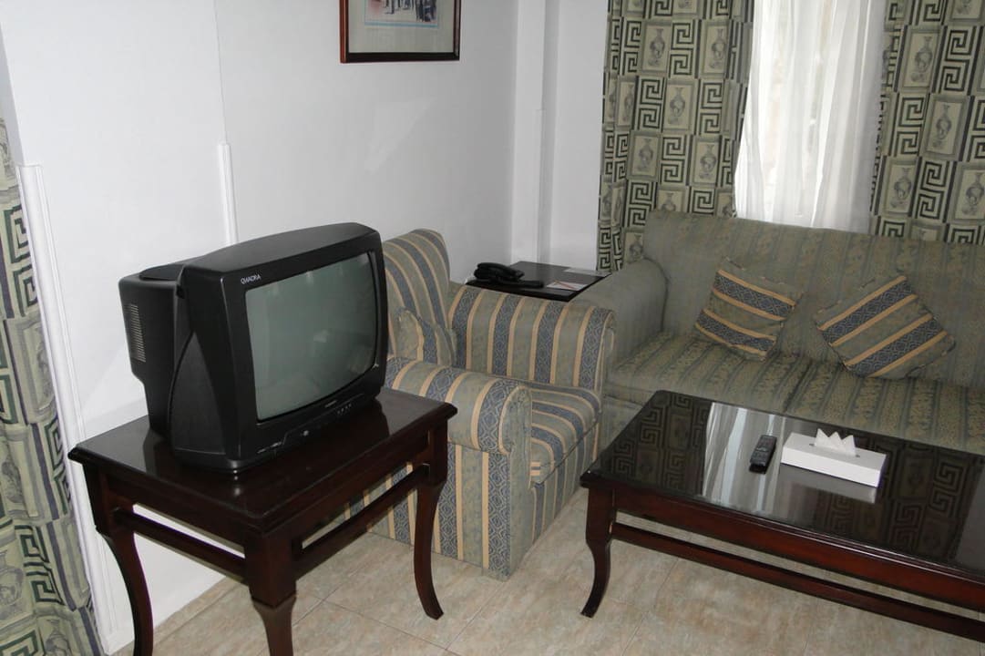 Fernsehecke in der Suite  Golden Beach Resort