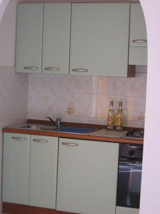 Küche im Appartement Hotel Residence Santa Chiara