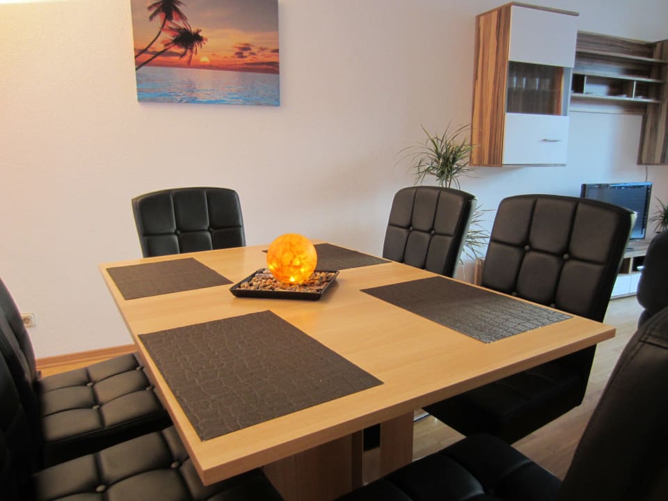 Wohn Esszimmer Komfort FeWo Brockenapartments
