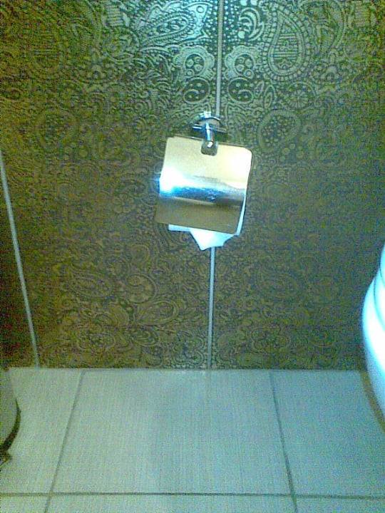 Papier Halterung fast am Fussboden Hotel Royal Dragon