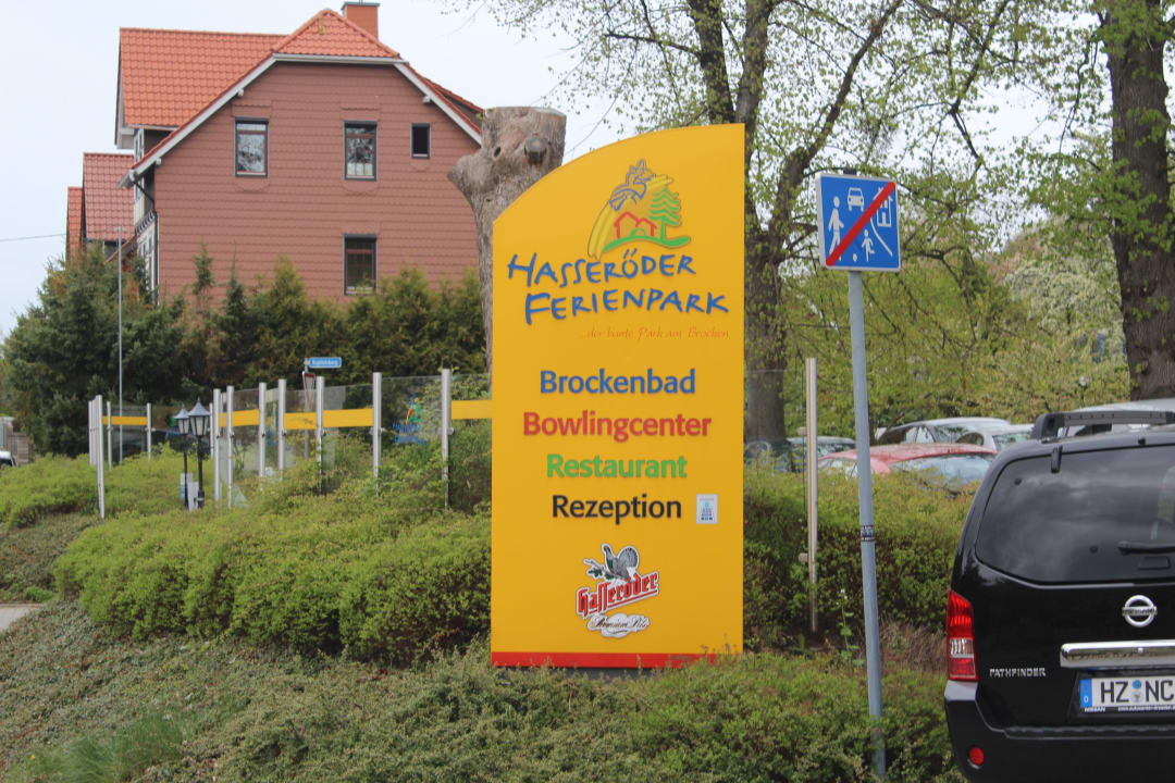 Eingangsbereich am Parkplatz Hasseröder Ferienpark
