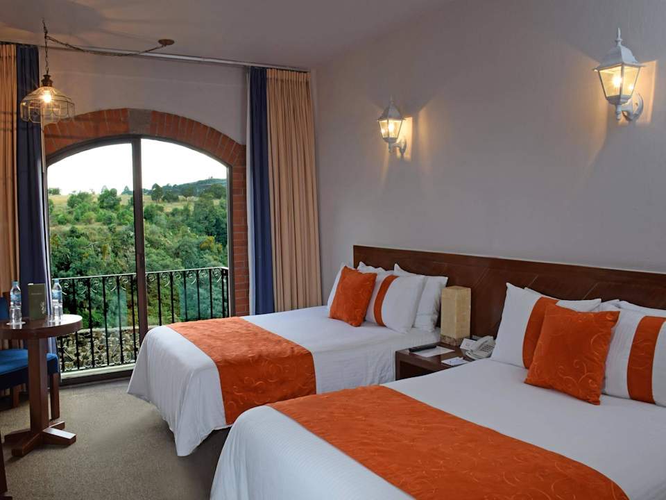 Habitación Estandar Doble Cama Matrimonial Hotel Misión Tlaxcala