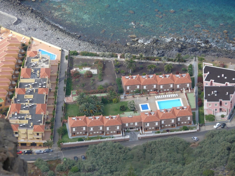 Aus 400 m höhe Hotel Los Tarajales