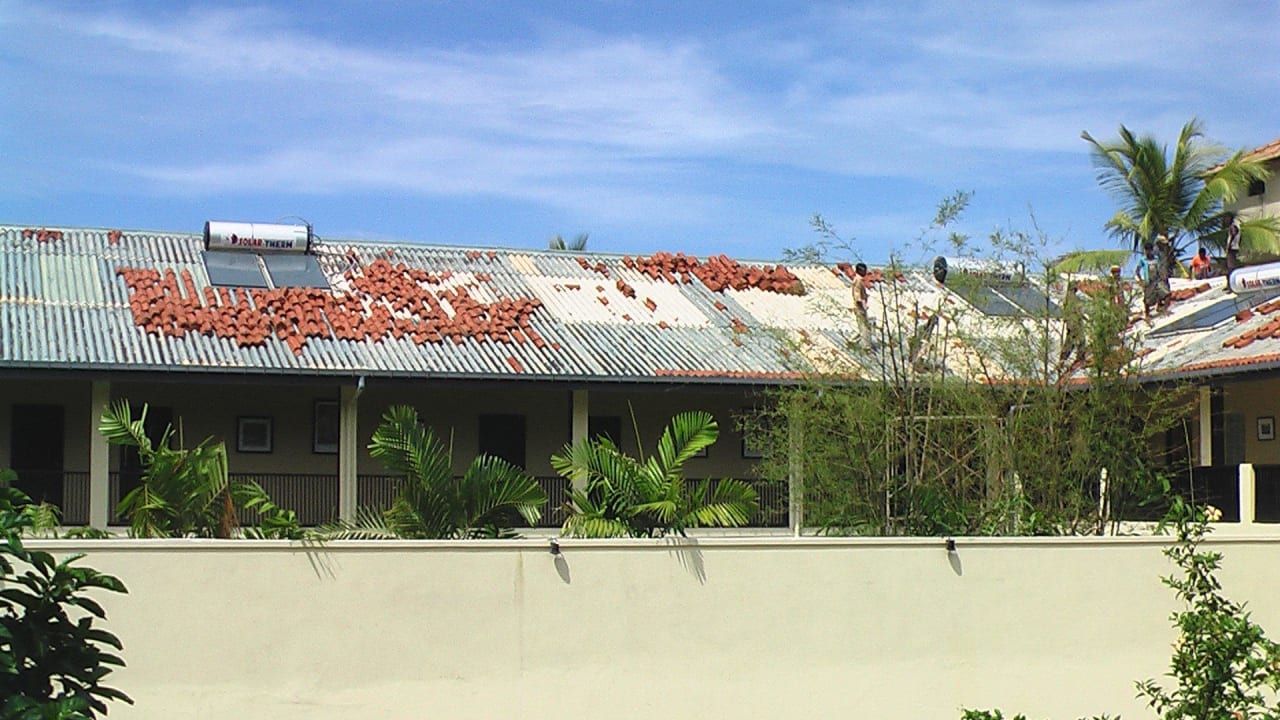 Bauabschnitt - Dacherneuerung  EKHO Surf