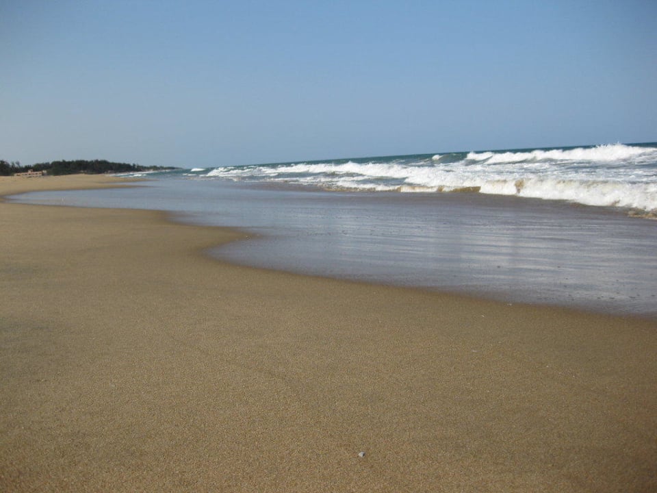 Endlos und einsamer Strand Radisson Blu Resort Temple Bay Mamallapuram
