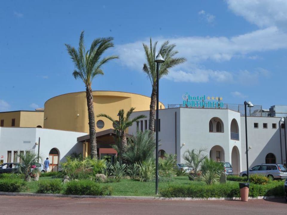 L'entrata dell'hotel Hotel Portogreco