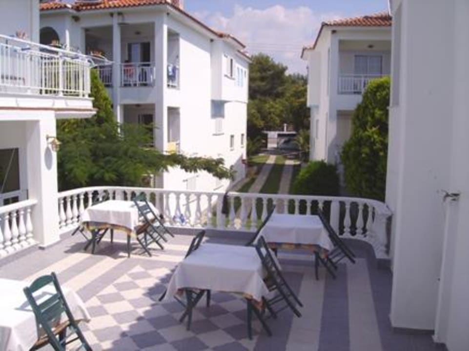 Blick von der Dachterrasse Hotel Melissa Gold Coast