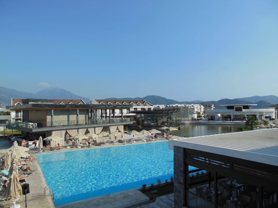 Ausblick vom Balkon Jiva Beach Resort