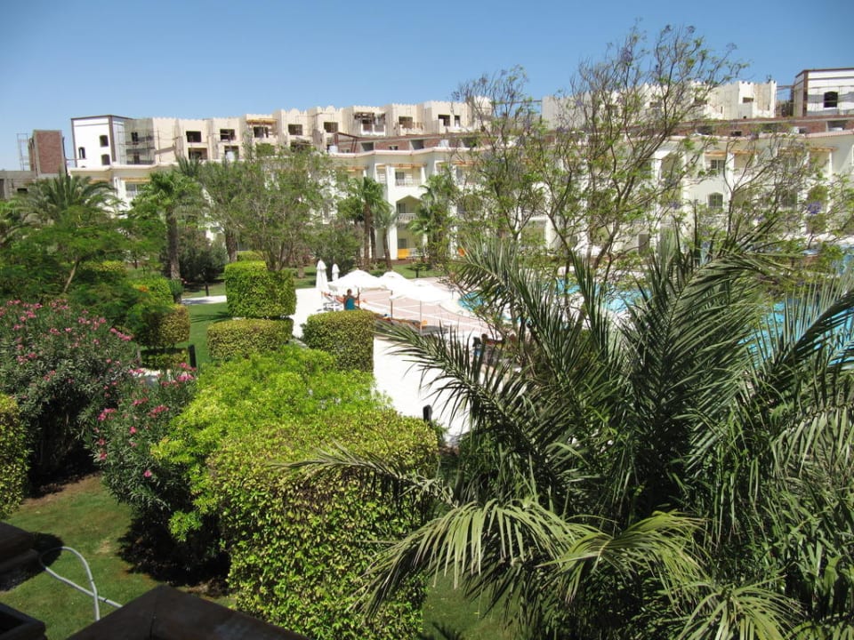 Blick vom Balkon-Zimmer 831 The Grand Hotel Hurghada