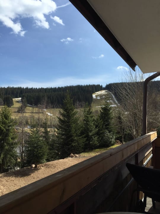 Auf dem Balkon Hotel Schlehdorn
