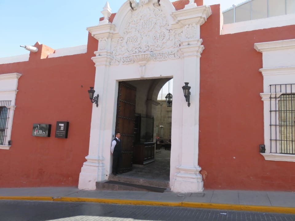 Eingang Hotel Casa Andina Private Collection Arequipa
