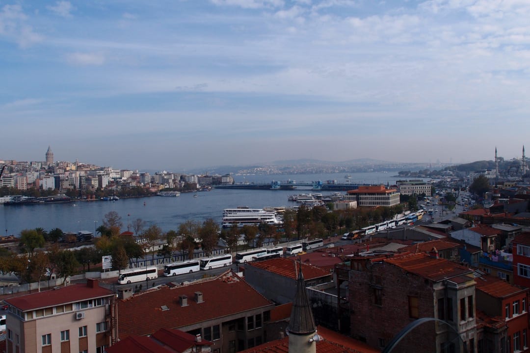 Ausblick von Dachterrasse HHK Hotel