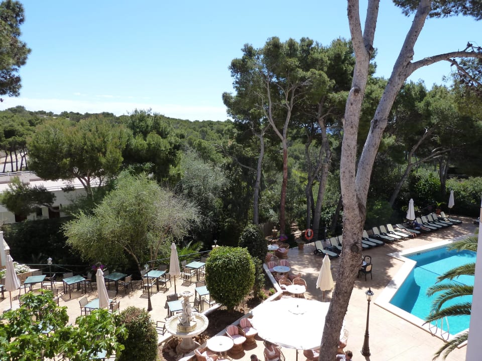 Blick vom Balkon Hotel Cala Gat