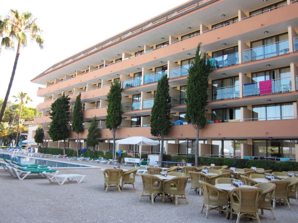 Innenhof Aparthotel Paraiso De Alcudia