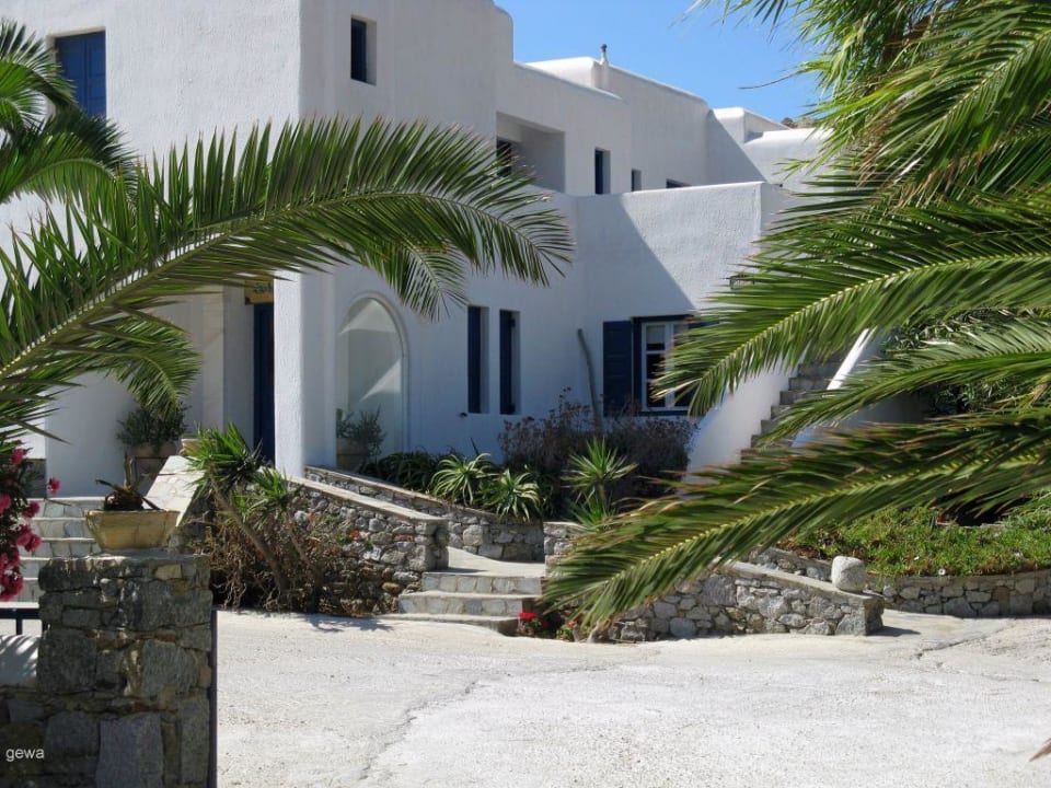 Eingang Myconian Sunrise Relais & Chateaux Hotel