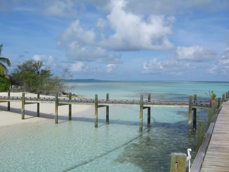 Außblick von den Wasserbungalows Kuredu Island Resort & Spa