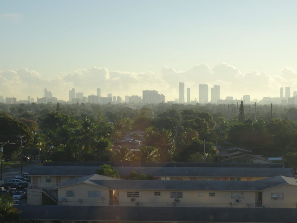 Ausblick von unserem Zimmer Fairfield Inn & Suites Miami Airport South