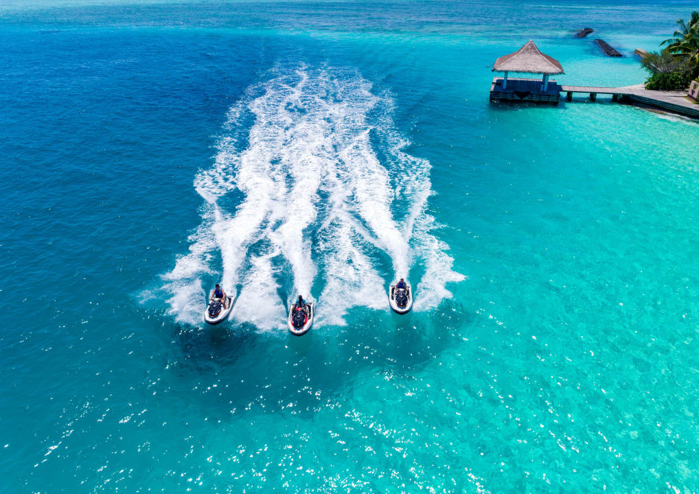 Ausblick Sheraton Maldives Full Moon Resort & Spa