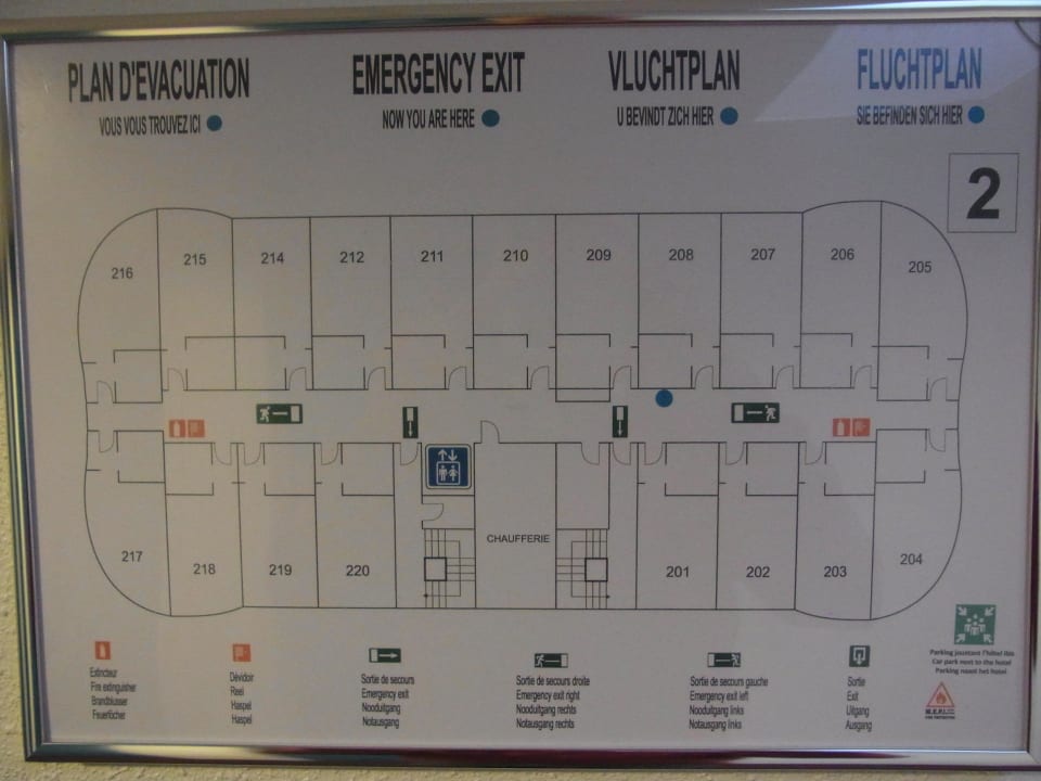 Lageplan Hotel Ibis Dinant