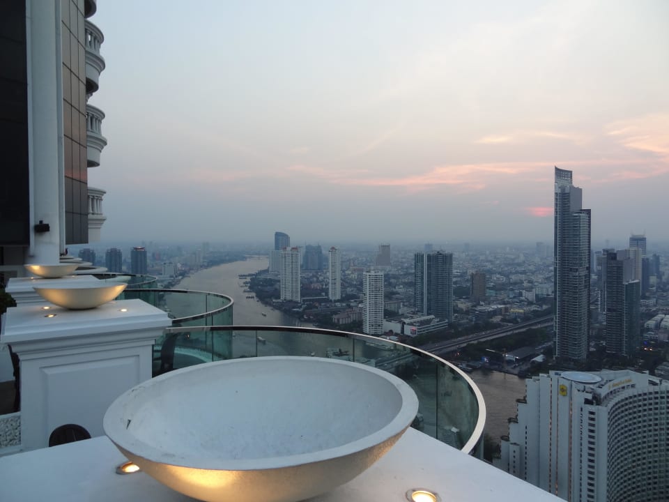 Aussicht vom Tower Club Lounge Hotel Lebua At State Tower