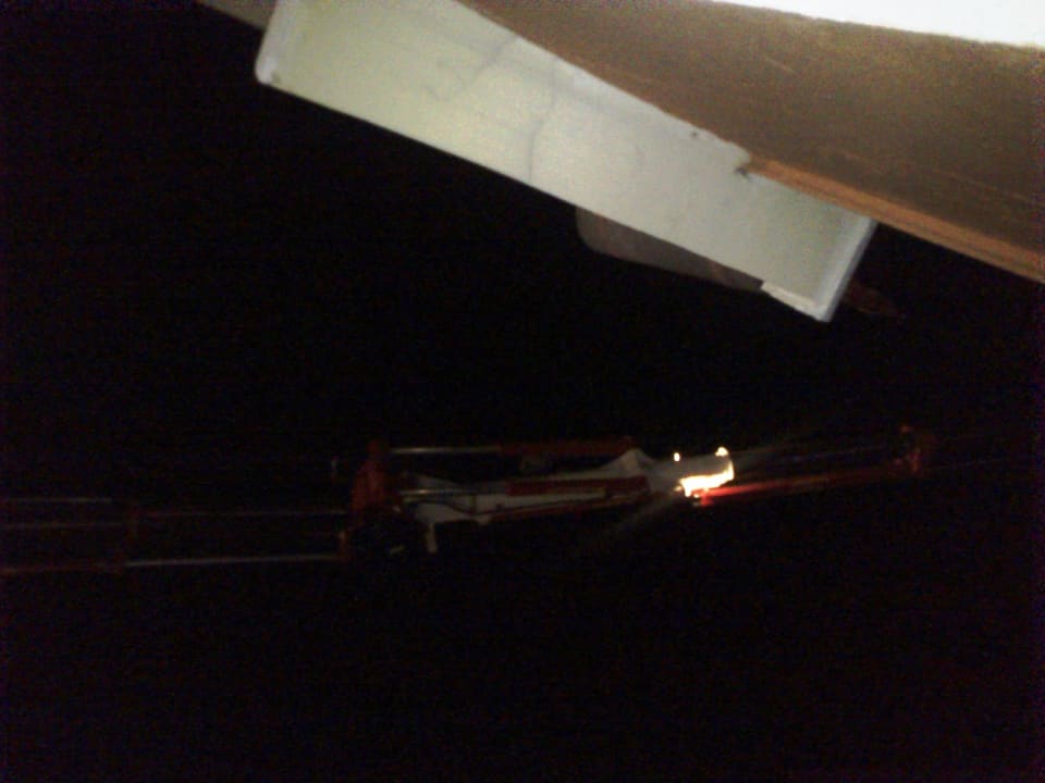 Baustelle bei Nacht Hotel Sözer