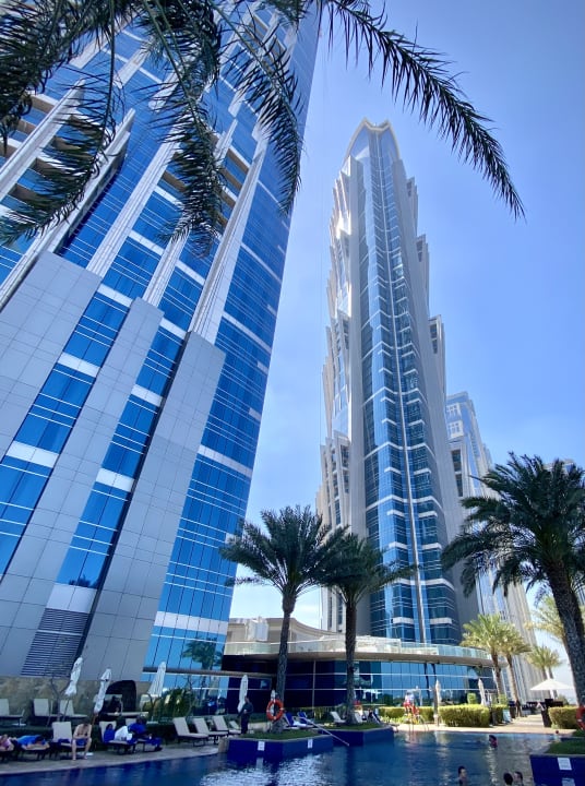 Ausblick JW Marriott Marquis Hotel Dubai