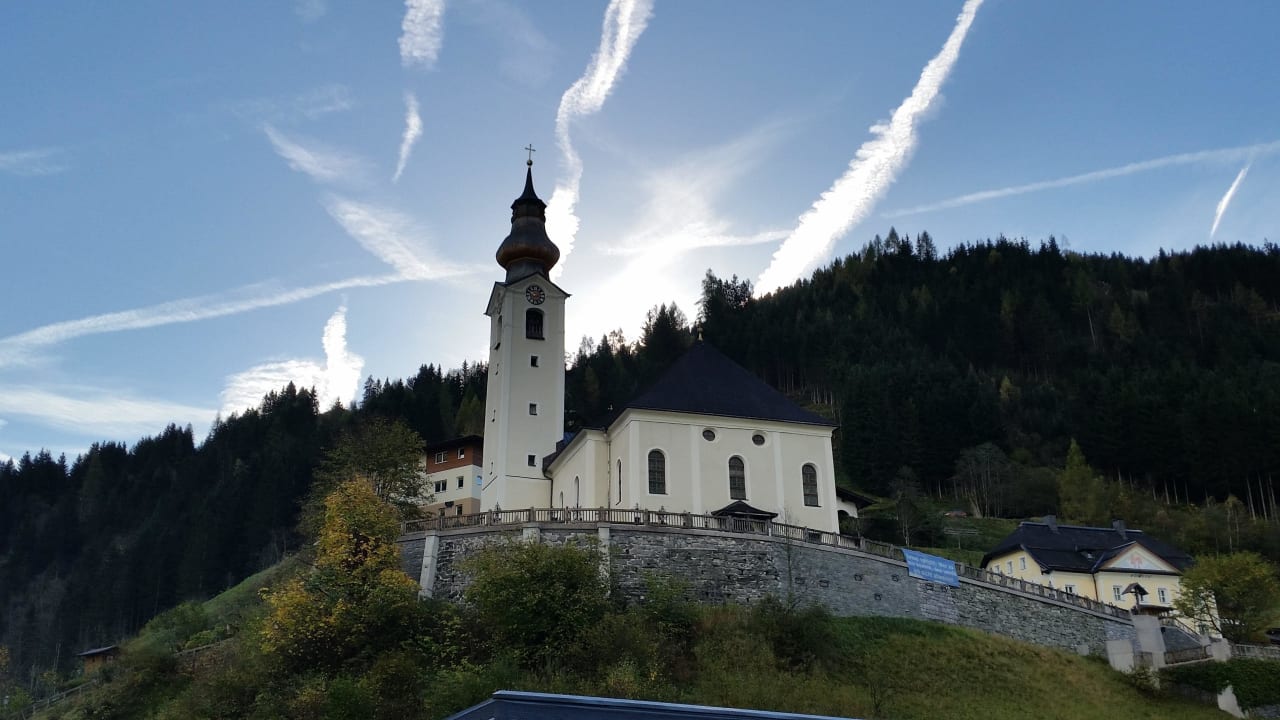 Vom Balkon aus mit dem Händy Hotel Alte Post