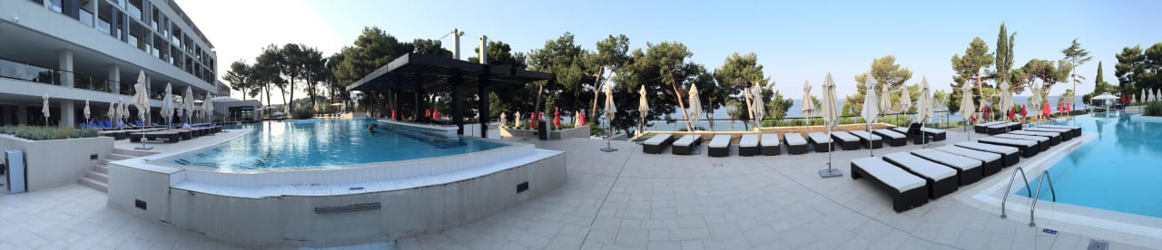 Panoramabild Süßwasserpool Hotel Parentium Plava Laguna