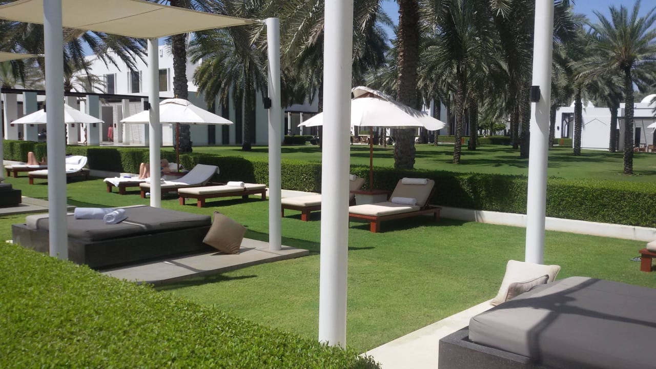 Mit tollen Liegen The Chedi Muscat