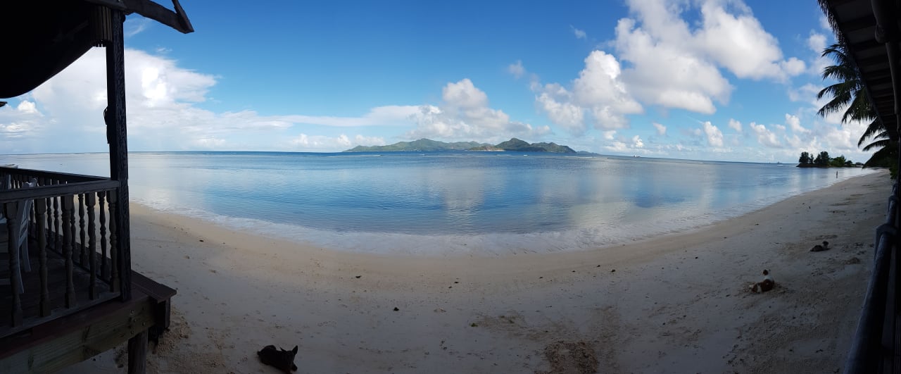 Ausblick La Digue Island Lodge