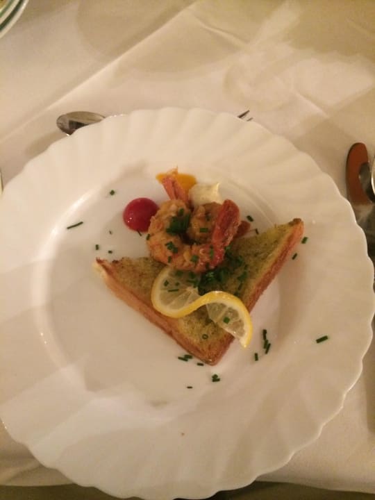 Garnelen als Vorspeise Hotel Kohlerhof