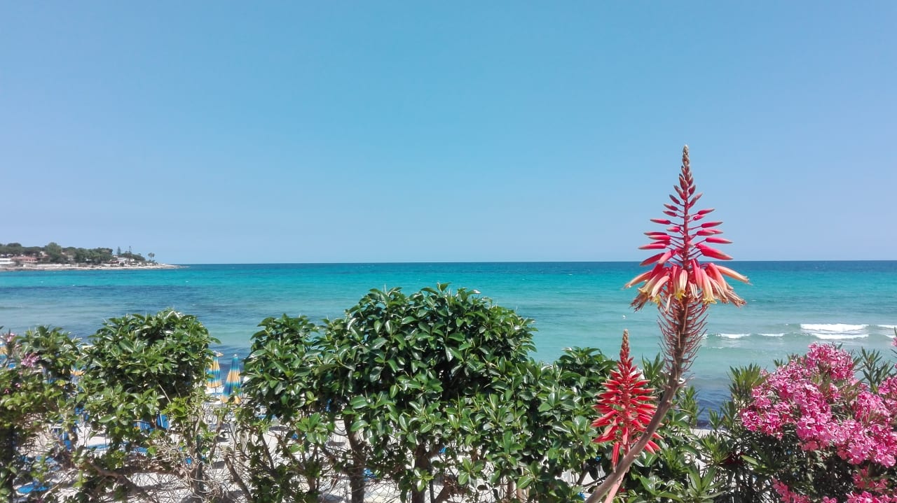 Ausblick Fontane Bianche Beach Club