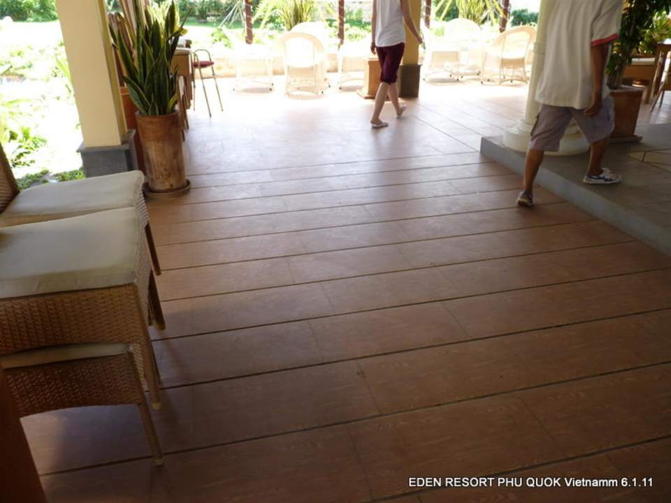 Total verschmutzte Lobby Eden Resort Phu Quoc