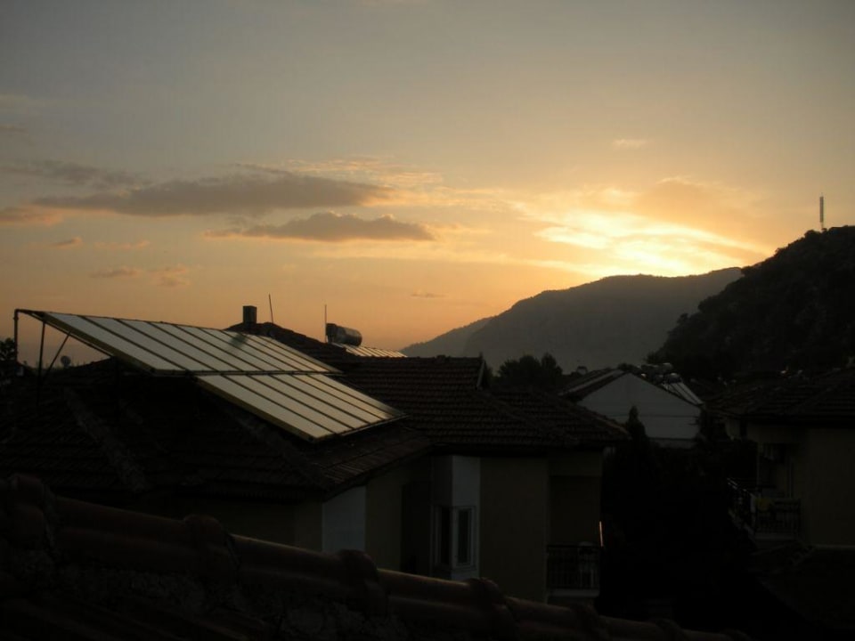 Sonnenaufgang über dem Hotel Basar Dalyan Basar Hotel