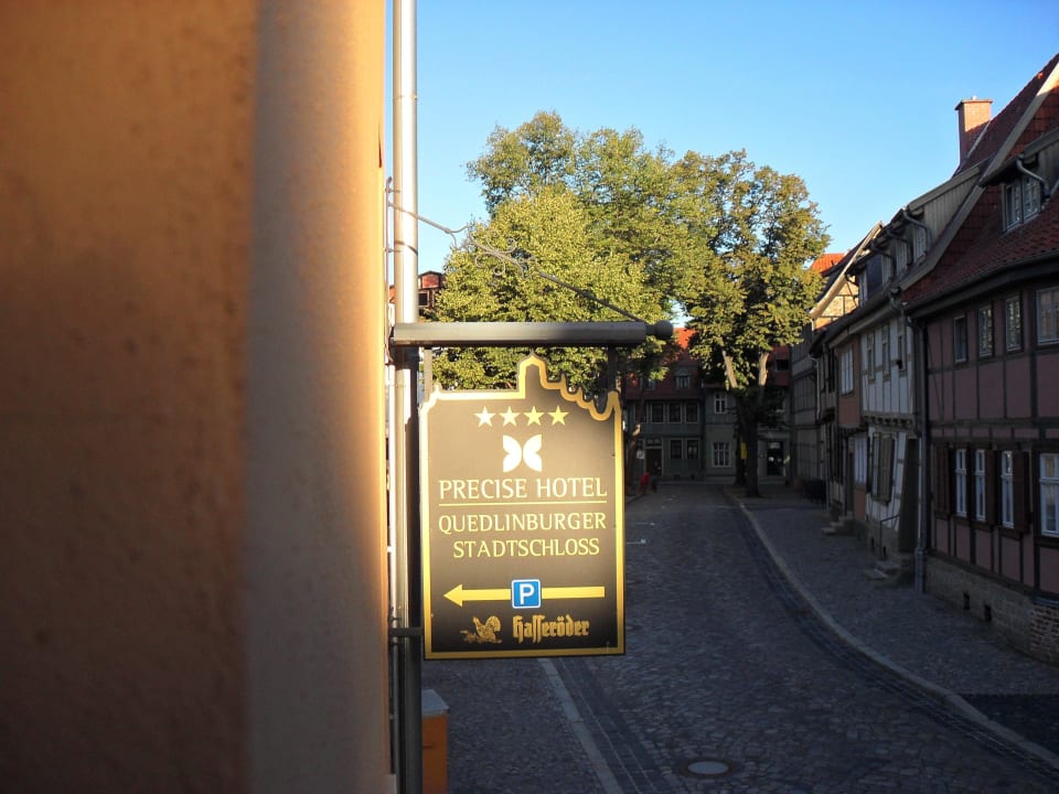 Ausblick von unserem Zimmer Hotel Wyndham Garden Quedlinburg Stadtschloss