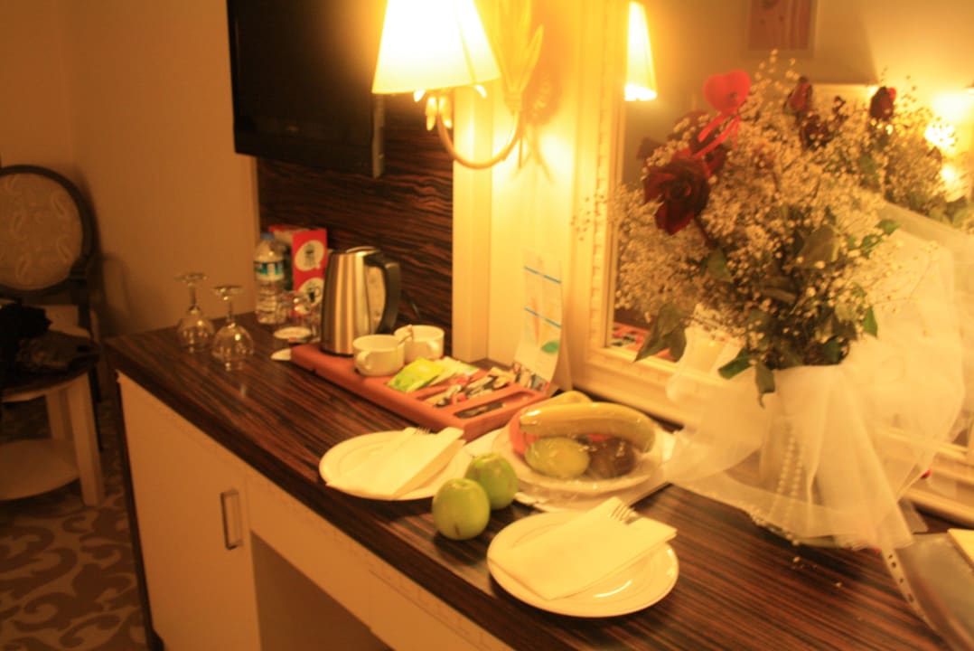 Begrüssung im Hotel nach unserer Hochzeit Aydinbey Kings Palace & Spa