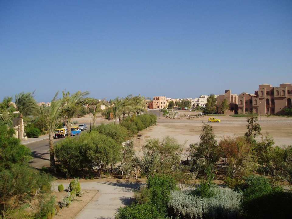 Blick vom Balkon Three Corners Rihana Resort Deluxe