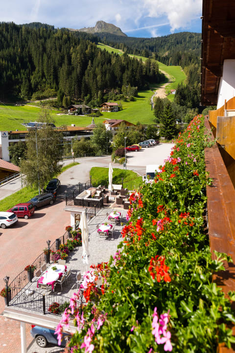 Ausblick vom Balkon Berghotel Ratschings