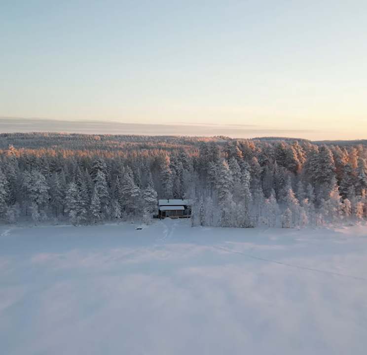 Ausblick Kettula Getaway - Sauna Cabin