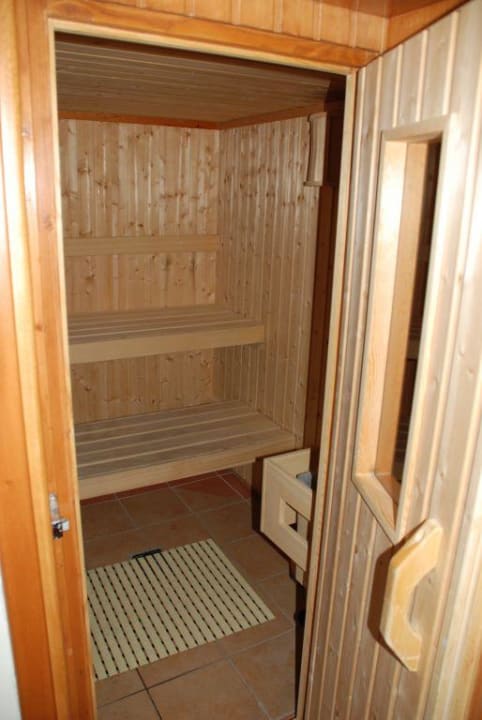 Die winzige Sauna Hotel Negroponte Resort Eretria