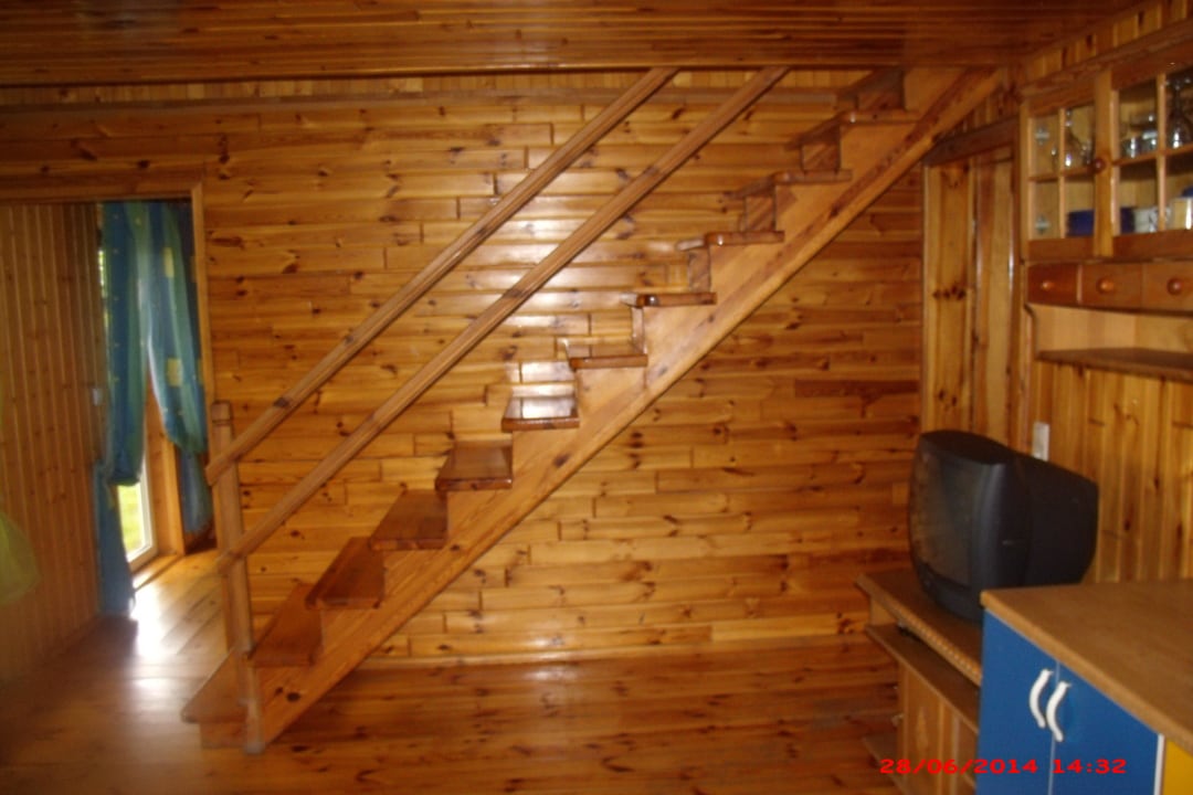 Treppe in das Obergeschosss Center Hotel Bronkow