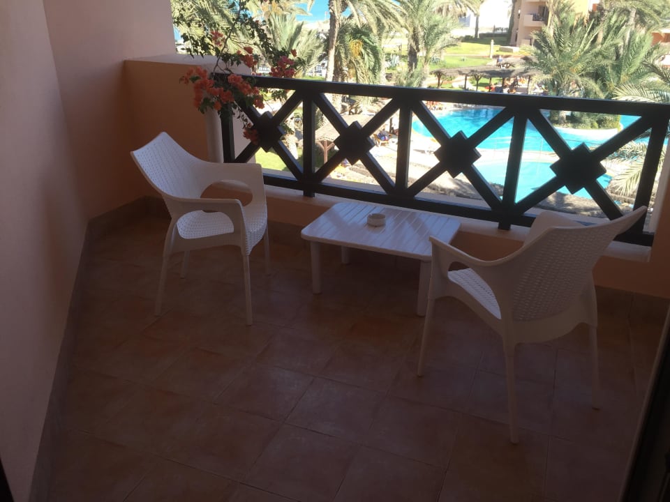 Netter, sauberer Balkon Vincci Safira Palms